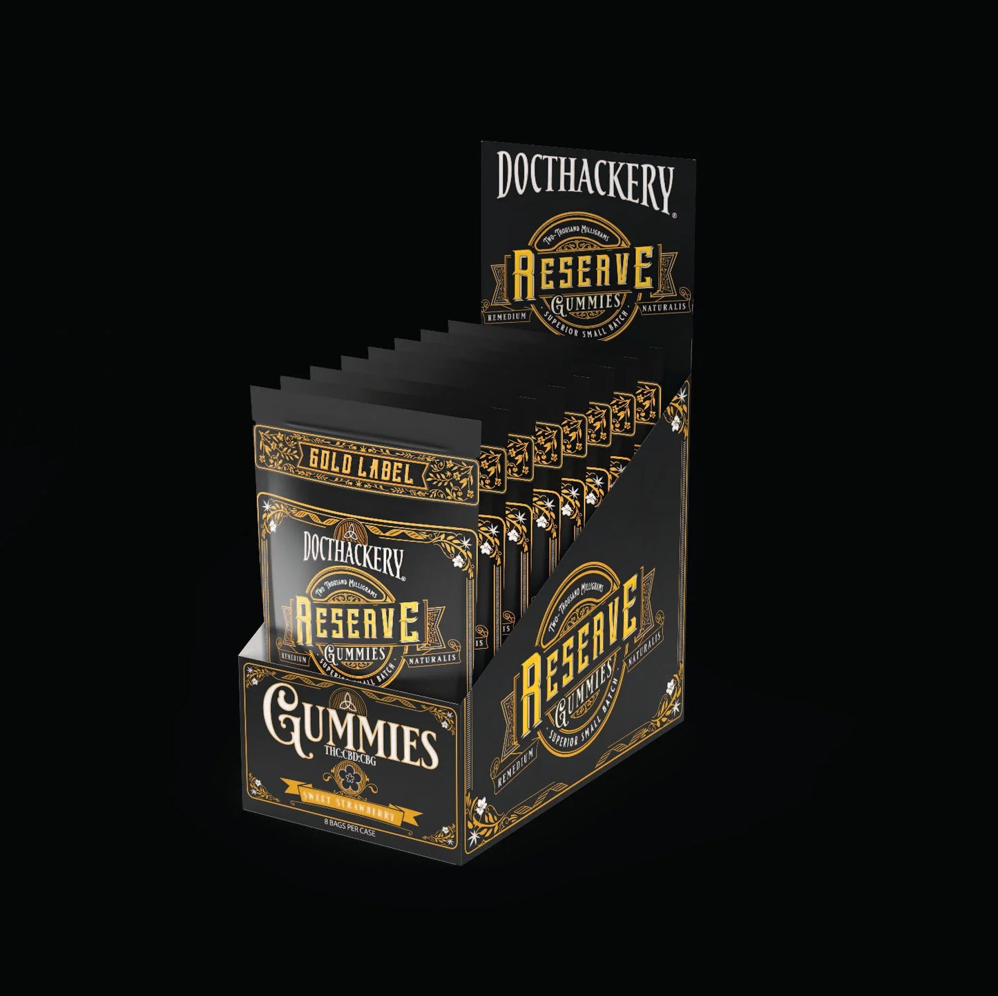 Gold Label Reserve Gummies 1500mg 10:1 Ratio for Sleep, Pain and Relaxing