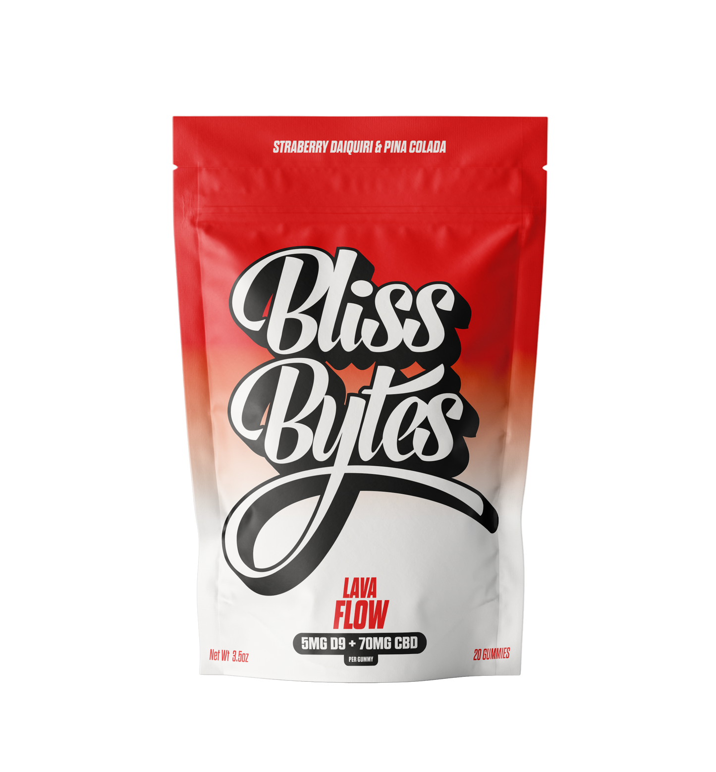 Lava Flow Tropical Fusion CBD Gummies - 5mg THC + 55mg CBD - 20 Ct