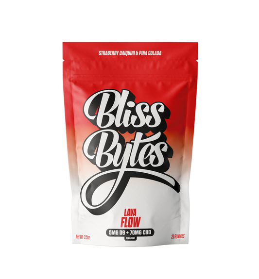 Lava Flow Tropical Fusion CBD Gummies - 5mg THC + 55mg CBD - 20 Ct