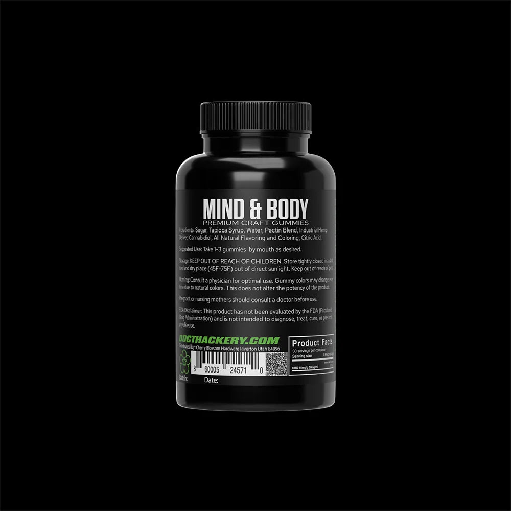 Broad Spectrum CBD Gummies — 55mg Per Gummy | 1,650mg Total | 30 Count