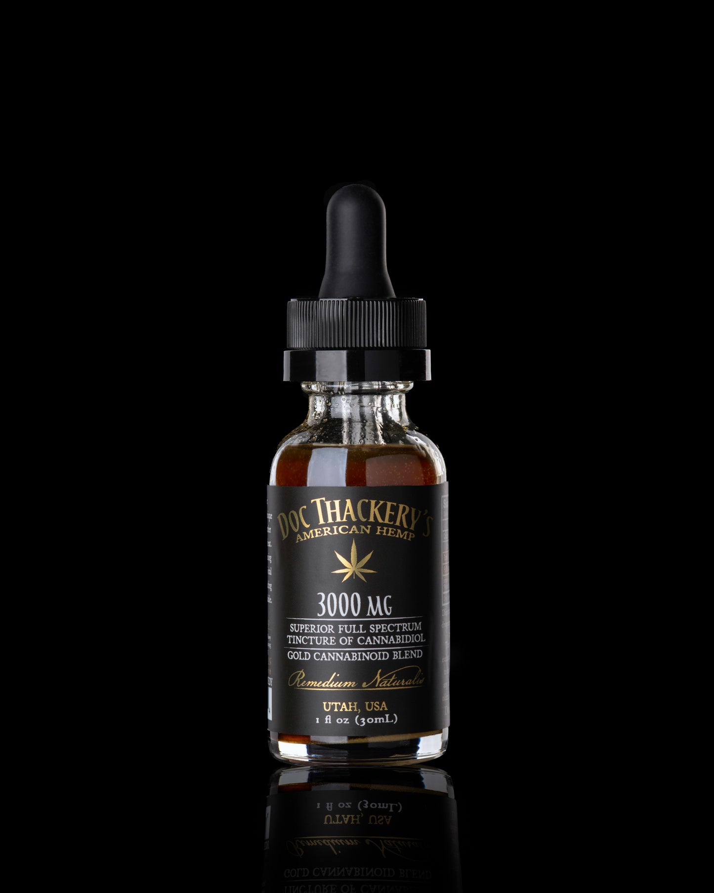 Gold Label 3000mg Premium Full Spectrum CBD TIncture
