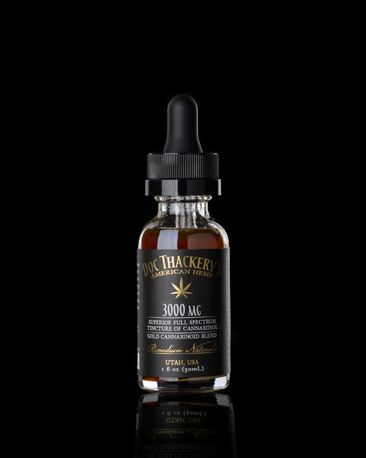Gold Label 3000mg Premium Full Spectrum CBD TIncture
